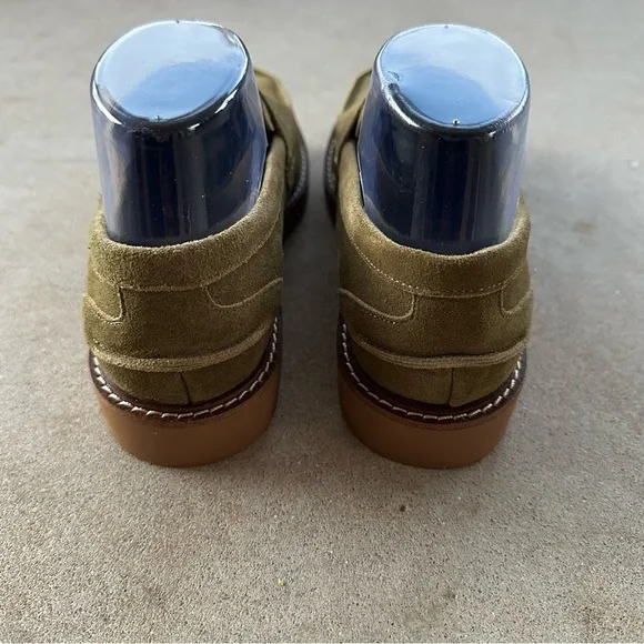 Anne Klein Emmylou Suede Loafers Olive Women’s Size 7M - Picture 5 of 9